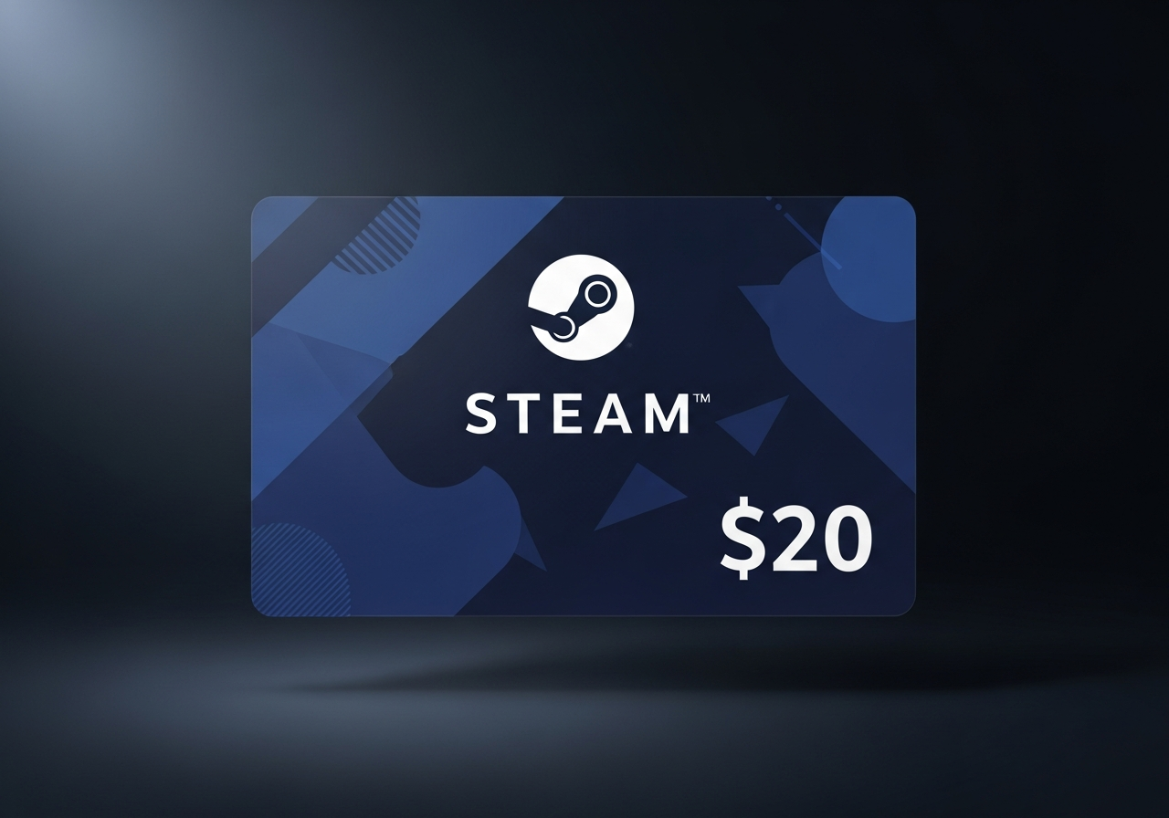 Steam Wallet $20 Gift Card (US)