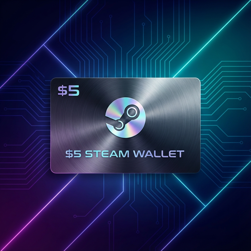 Steam Wallet $5 Gift Card (US)