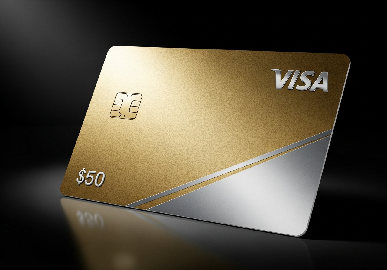 Visa Prepaid $50 Gift Card (US)